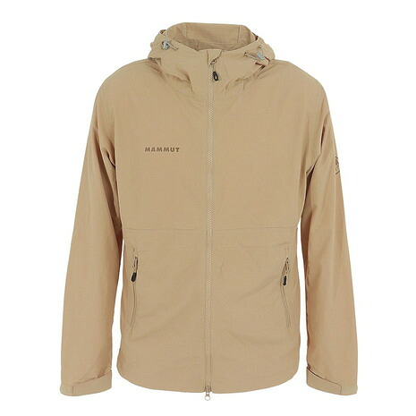 マムート（MAMMUT）（メンズ）アウター ウインドブレーカー Hiking WB フーディジャケット AF 1012-00391-7517 ベージュ EUROサイズ 撥水