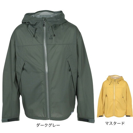 ロジャーエーガー（ROGEREGGER）（メンズ）レインジャケット 雨具 防水 エアフローレインジャケット RE26SXL5610028｜SuperSportsXEBIO支店
