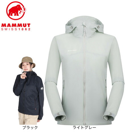 マムート（MAMMUT）（レディース）EUROサイズ 撥水 軽量 アウター Glider 2.0 ウィンドブレーカー フーデッド ジャケット AF 1012-00640