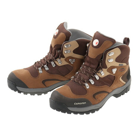 キャラバン(Caravan)(メンズ)ゴアテックス アウトドア ブーツ トレッキングシューズ 登山靴 C1-02S 0010106-440 ブラウン 軽量 防水 入門者 初心者|SuperSportsXEBIO支店