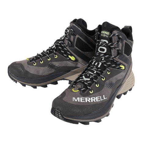 メレル（MERRELL）（メンズ）トレッキングシューズ 登山靴 山登り ローグ ハイカー ミッド ゴアテックス 037159 BOULDER 防水透湿 ハイカット｜SuperSportsXEBIO支店