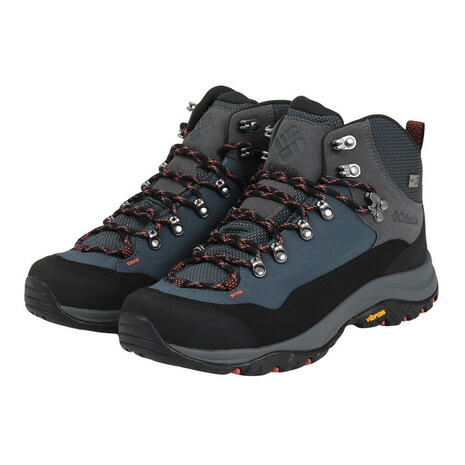 コロンビア（Columbia）（メンズ）ハイキングシューズ 防水 登山靴 山登り スティーンズピーク ツー アウトドライ YM8575 435 ブルー ハイカット