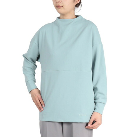 ダンスキン（DANSKIN）（レディース）グリーンウェイモックネックスウェットシャツ DC523303 AB 9,438円