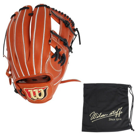 ウイルソン（Wilson）（メンズ）硬式用グラブ 内野手用 野球グローブ 一般 DUAL 87型 WBW102904