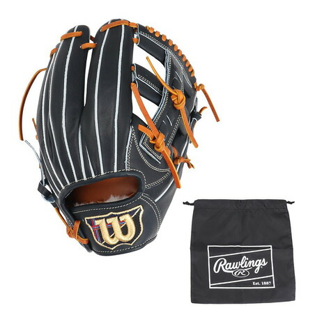 【10％OFFクーポン対象！4/13まで】ウイルソン（Wilson）（メンズ）硬式用グラブ 内野手用 野球グローブ 一般 スタッフ デュアル D5型 WBW103248