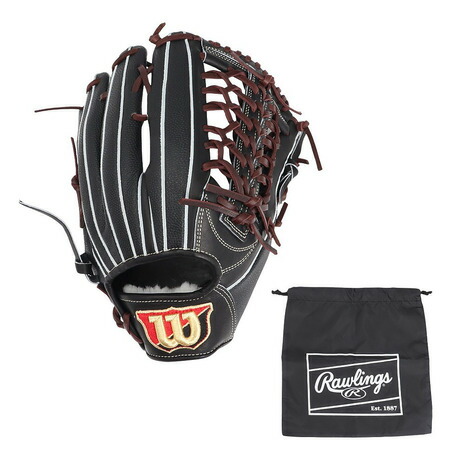 ウイルソン（Wilson）（メンズ）硬式用グラブ 外野手用 野球グローブ 一般 スタッフ デュアル D8型 WBW102923