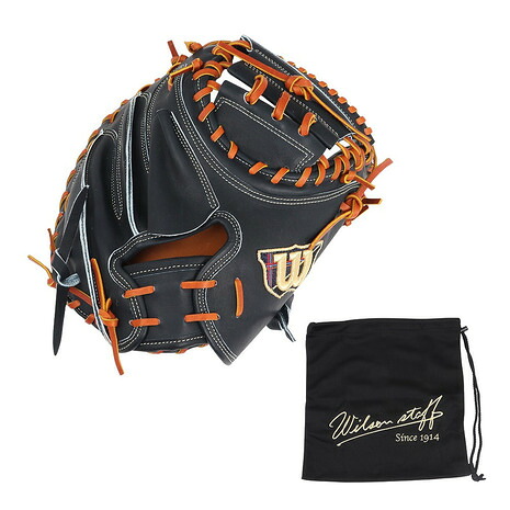 【10％OFFクーポン対象！4/13まで】ウイルソン（Wilson）（メンズ）硬式用グラブ 捕手用 キャッチャーミット 野球グローブ 一般 スタッフ デュアル CM33型 WBW103262