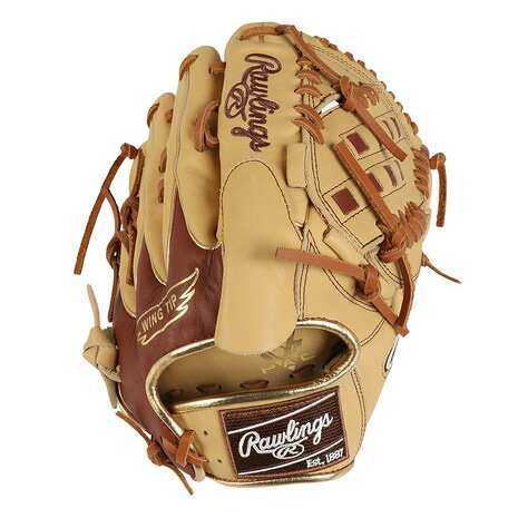 ローリングス（Rawlings）（メンズ）軟式用グラブ 投手用 野球グローブ 一般 ハイパーテック COLOR SYNC GR5FHTCA15W-CAM/BR｜SuperSportsXEBIO支店