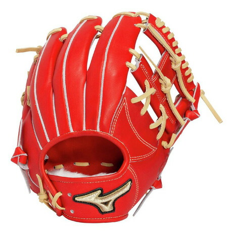 ミズノ（MIZUNO）（メンズ、レディース）軟式用グラブ 内野手用 野球グローブ 一般 グローバルエリート プロフェッショナルセレクション 1AJGR34203 7080