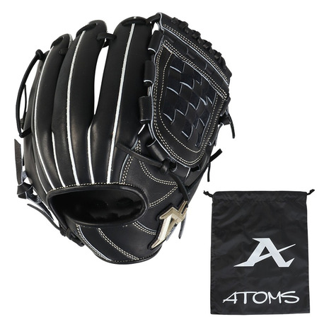 【10%OFFクーポン対象!7/30まで】アトムズ(ATOMS)(メンズ)軟式用グラブ 内野手 野球グローブ 一般 ANX-102X26FW|SuperSportsXEBIO支店