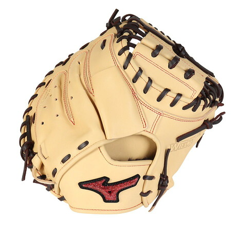 ミズノ（MIZUNO）（メンズ）軟式 グラブ 捕手用 野球グローブ 一般 ウィルドライブ レッド AXI 1AJCR14210 8066｜SuperSportsXEBIO支店
