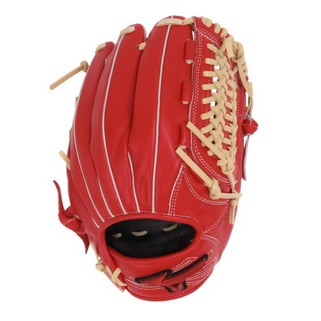ミズノ（MIZUNO）（メンズ、レディース）軟式用グラブ オールラウンド用 野球グローブ 一般 ウィルドライブ レッド IBE限定スペック 1AJGR33500 7080