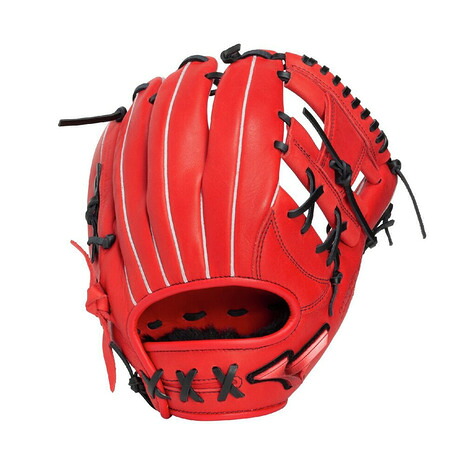 ミズノ（MIZUNO）（キッズ）少年軟式用グラブ オールラウンド用 野球グローブ ジュニア ウィルドライブ レッド サイズM 1AJGY34610 7009