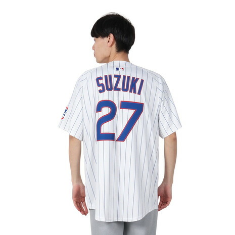 エムエルビー(MLB)(メンズ)野球 カブス 鈴木誠也 リミテッドユニフォーム ホーム ホワイト LM25-EJHO-EJ9-6K2|SuperSportsXEBIO支店