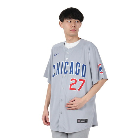 エムエルビー(MLB)(メンズ)野球 カブス 鈴木誠也リミテッドユニフォーム ロード グレー LM25-EJRD-EJ9-6K2|SuperSportsXEBIO支店