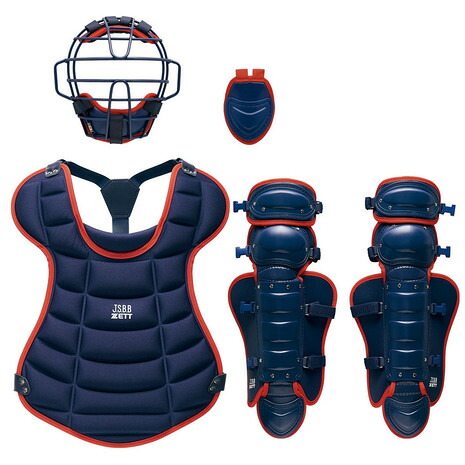 ゼット(ZETT)(キッズ)野球 ジュニア軟式・ジュニアゴムソフト用防具4点セット BL703SET-2964|SuperSportsXEBIO支店