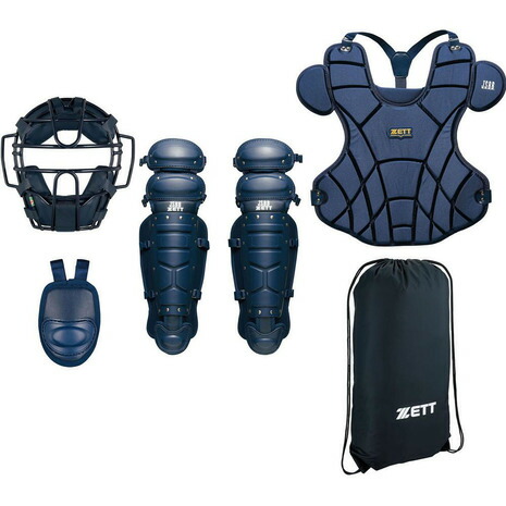 【5%OFFクーポン対象！7/23まで】ゼット（ZETT）（メンズ）野球 軟式用 キャッチャー 防具4点セット BL303SET-2900｜SuperSportsXEBIO支店