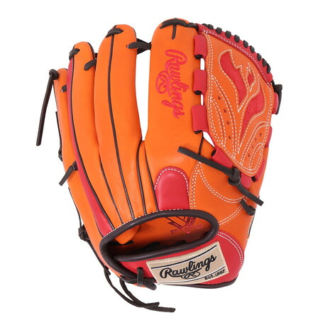 ローリングス（Rawlings）（レディース）ソフトボール用グラブ グローブ 投手用 HOH DP COLORS for WOMEN GS4HDKM5-ORG/SC｜SuperSportsXEBIO支店