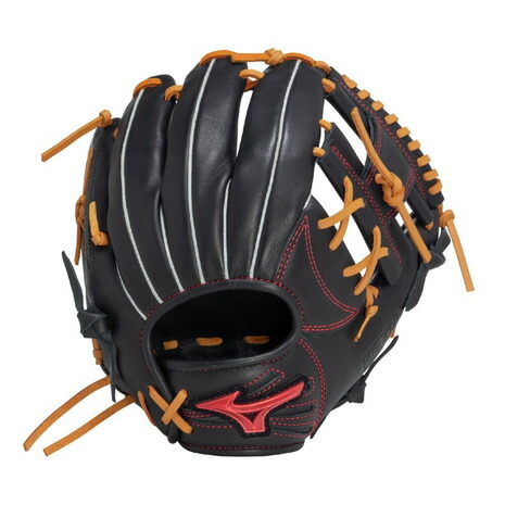 ミズノ（MIZUNO）（メンズ、レディース）ソフトボール用グラブ グローブ 内野手用 ウィルドライブ レッド IBE 1AJGS32403 0949｜SuperSportsXEBIO支店