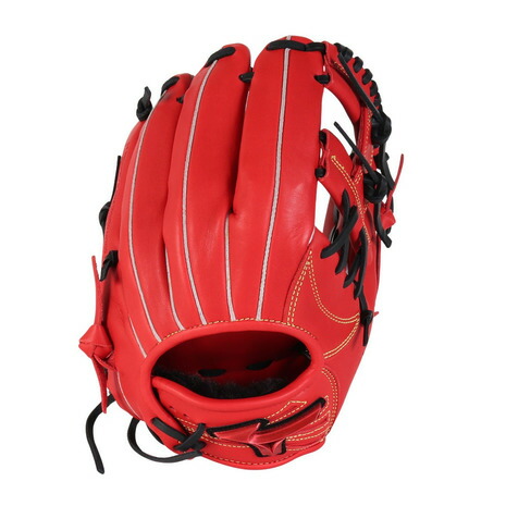 ミズノ（MIZUNO）（メンズ、レディース）ソフトボール用グラブ グローブ 内野手用 ウィルドライブ レッド IBE サイズ9 1AJGS32413 7009