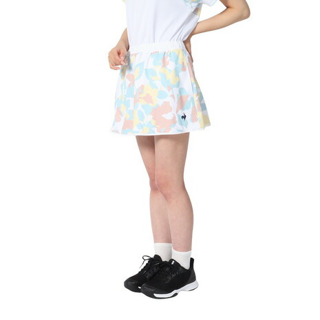 ルコックスポルティフ（lecoqsportif）（レディース）テニスウェア リバーシブルゲームスコート LN5SSK20L WH00