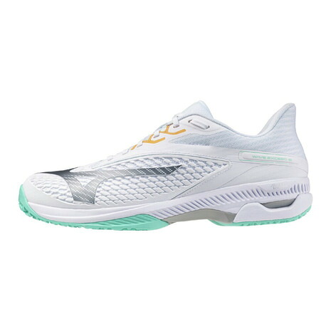 ミズノ（MIZUNO）（メンズ、レディース）オムニクレーコート用 テニスシューズ ウエーブエクシード 6 OC 61GB251203