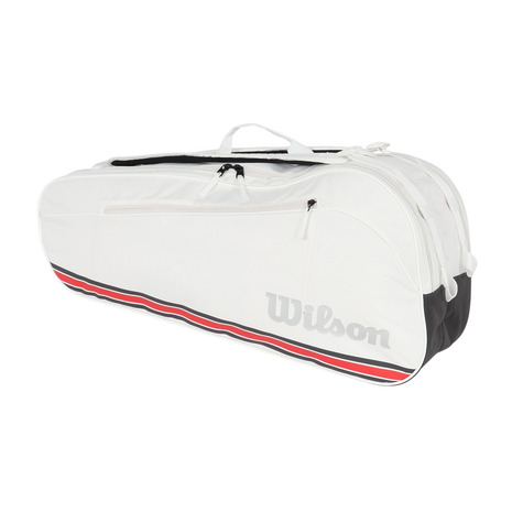 【20%OFFクーポン対象！7/23まで】ウイルソン（Wilson）（メンズ、レディース）テニス ラケットケース TEAM J 6本用 ラケットバッグ WHRD WR8050201001｜SuperSportsXEBIO支店