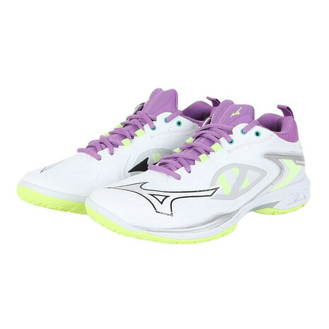 【15%OFFクーポン対象!7/30まで】ミズノ(MIZUNO)(メンズ、レディース)バドミントンシューズ ウエーブクローNEO3 WAVE CLAW NEO 3 FIT 71GA247212|SuperSportsXEBIO支店