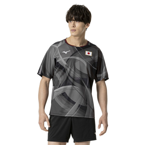 ミズノ（MIZUNO）（メンズ、レディース）卓球ウエア シャツ レプリカシャツ ユニセックス 82JAB50009｜SuperSportsXEBIO支店
