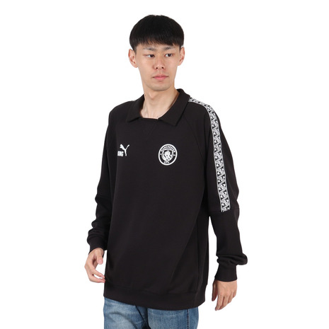 プーマ（PUMA）（メンズ）サッカー マンチェスターシティ FC KING DRILL TOP 長袖 シャツ 78269902