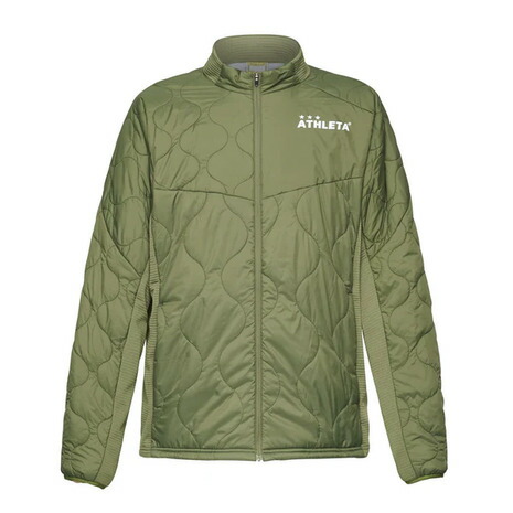 アスレタ(ATHLETA)(メンズ)サッカー フットサルウェア グリッド起毛パディングTRジャケット 4162 KHA|SuperSportsXEBIO支店