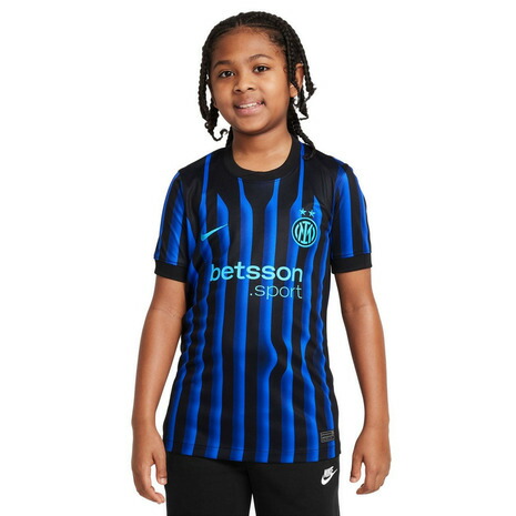ナイキ（NIKE）（キッズ）ジュニア インター ドライフィット インテル・ミラノ サッカーレプリカ ユニフォーム HJ5289-439