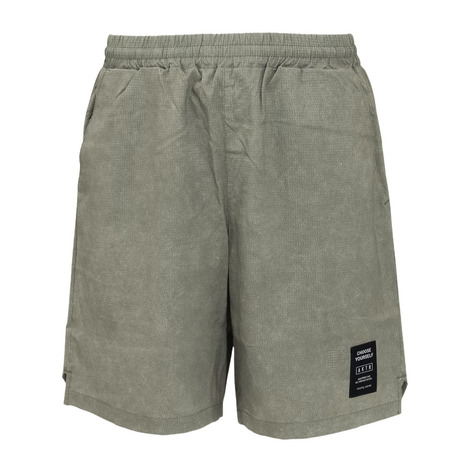 アクター(AKTR)(メンズ、レディース)バスケットボールウェア MOCK GARMENT DYED ACTIVE ショートパンツ 224-003002 GR