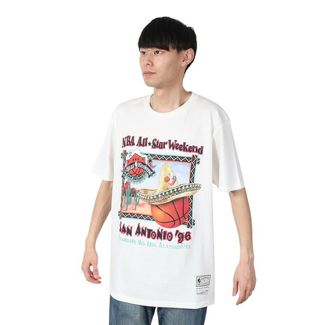 ミッチェルアンドネス（Mitchell&Ness）（メンズ）ASG CELEBRATE 半袖Tシャツ ALLSTAR NBA SS9590-ASGWHIT