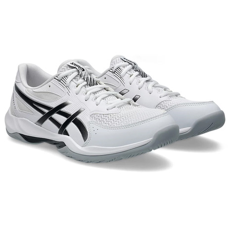 新品　asics ゲルロケット10 バレーボールシューズ　白　黒　26cm 未使用】asics バレーボールシューズ ゲルロケット10 白黒金