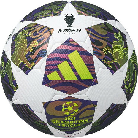 【10％OFFクーポン対象！4/30まで】アディダス（adidas）（メンズ、レディース）サッカーボール 5号球 検定球 フィナーレ ブダペスト リーグ ルシアーダ ADF541BU