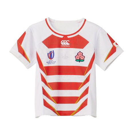 カンタベリー（canterbury）（キッズ）キッズ ラグビー 日本代表 ジャージ ホーム RWC2023 RGJ33982WC