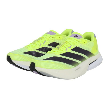 アディダス（adidas）（メンズ）ランニングシューズ トレーニングシューズ 部活 アディゼロ ボストン 13 フラッシュイエロー ONE38-JP9251 スポーツ シューズ