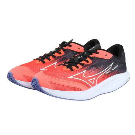 ミズノ（MIZUNO）（メンズ、レディース）ランニングシューズ トレーニングシューズ 部活 デュエルフラッシュ2 フラッシュオレンジ U1GD256001