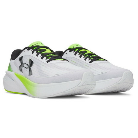アンダーアーマー（UNDER ARMOUR）（メンズ）ランニングシューズ ジョギングシューズ ベロシティ ペース ホワイト イエロー 6009107 100 スポーツ シューズ