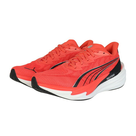 プーマ（PUMA）（メンズ）ランニングシューズ ジョギングシューズ ディヴィエイト ニトロ 4 レッド 31212313 スポーツ シューズ｜SuperSportsXEBIO支店
