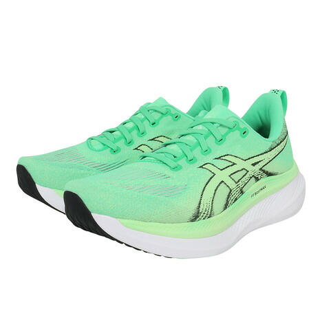 【15％OFFクーポン対象！4/21まで】アシックス（ASICS）（メンズ）ランニングシューズ ジョギングシューズ グライドライド マックス 2 グリーン ブラック 1011C156.300 11,645円