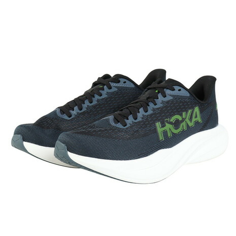 ホカ（HOKA）（メンズ）ランニングシューズ ジョギングシューズ マッハ 7 ワイド ネイビー 1171905-VFD スポーツ シューズ