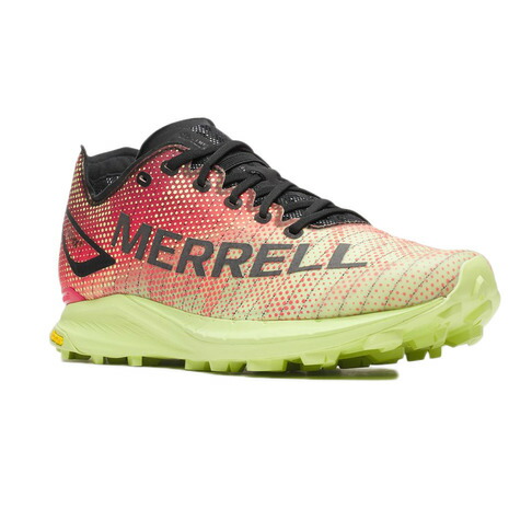 メレル(MERRELL)(メンズ)ランニングシューズ トレランシューズ MTL SF2 マトリックス イエロー ピンク J068583 MANTIS スニーカー|SuperSportsXEBIO支店