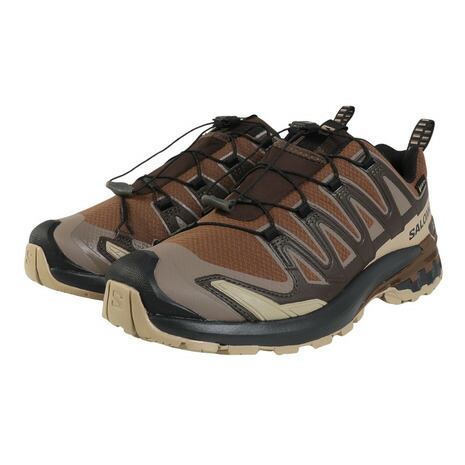 サロモン(SALOMON)(メンズ)ランニングシューズ トレランシューズ エックスエー プロ 3D V9 ゴアテックス ブラウン L47881800 スニーカー|SuperSportsXEBIO支店