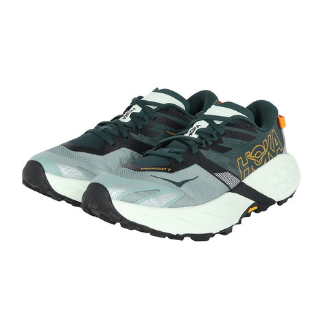 ホカ(HOKA)(メンズ)トレランシューズ スピードゴート 7 WIDE ダークグリーン 1171930-BFS ランニングシューズ|SuperSportsXEBIO支店