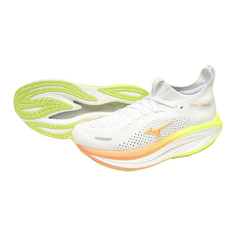 ミズノ(MIZUNO)(レディース)ランニングシューズ ジョギングシューズ MIZUNO ネオビスタ 3 ホワイト ピンク J1GW261071 スポーツ シューズ|SuperSportsXEBIO支店