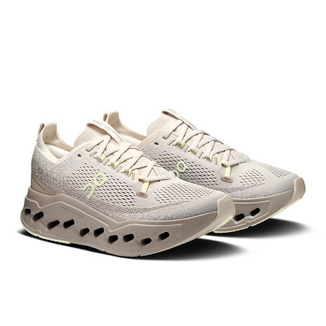 オン(On)(レディース)ランニングシューズ ジョギングシューズ クラウドサーファー マックス ベージュ WF30224729 スポーツ シューズ|SuperSportsXEBIO支店