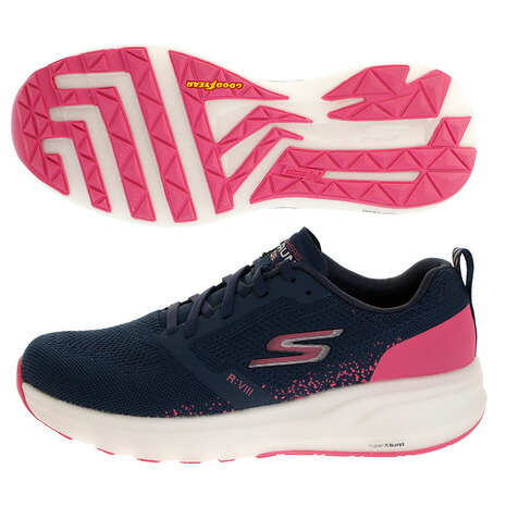 3月5日24h限定 エントリーでp10倍 シューズ スケッチャーズ Skechers ランニングシューズ 8 Run Go Run Ride 8 Nvpk ジョギングシューズ レディース Supersportsxebio支店 ランニングシューズ レディース