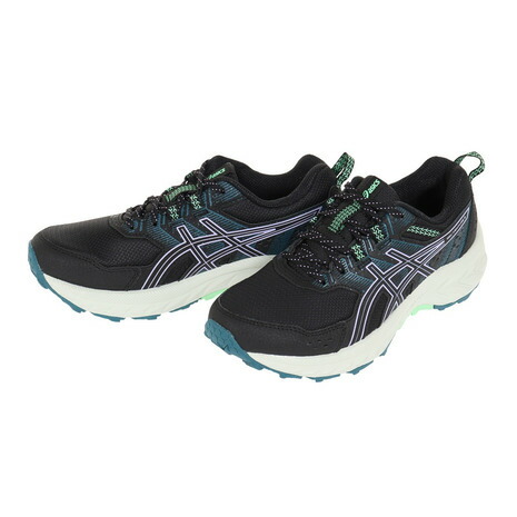 【楽天市場】アシックス（ASICS）（レディース）ランニングシューズ ゲル ベンチャー 9 ブラック グリーン 1012B313.003